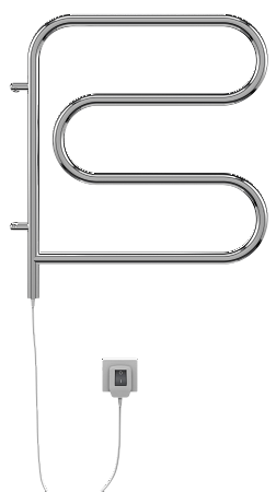 Электро 25 F-обр 600х600 поворотный Полотенцесушитель TERMINUS Новосибирск - фото 2