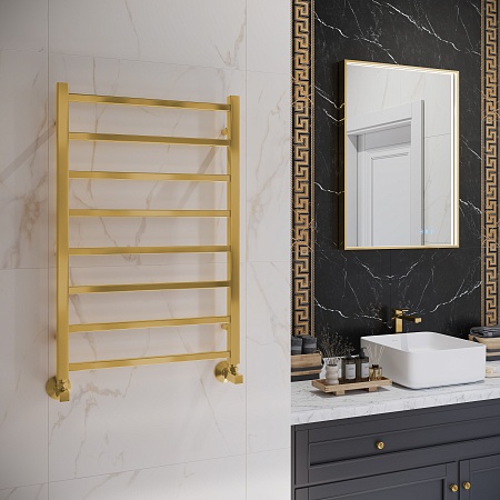 Ватикан П8 500х800 Полотенцесушитель TERMINUS Брашированное золото Новосибирск - фото 3 Ватикан П8 500х800 Полотенцесушитель TERMINUS Брашированное золото Новосибирск - фото 3