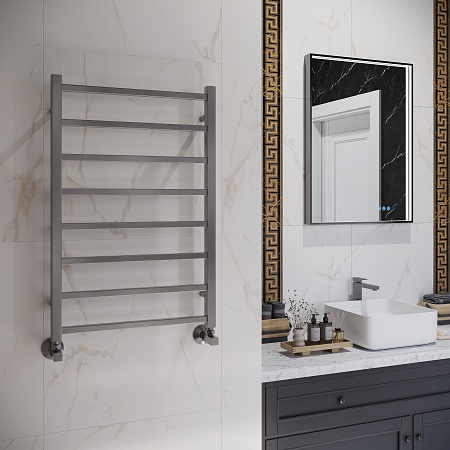 Ватикан П8 500х800 Полотенцесушитель TERMINUS Оружейная сталь Новосибирск - фото 3